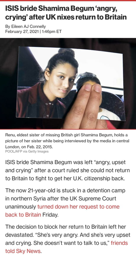 Best 30 Shamima Begum Fun On 9gag