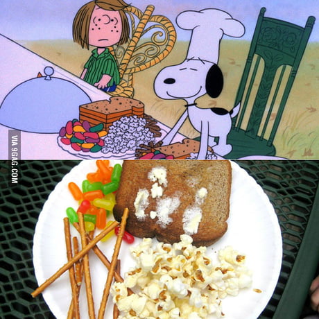 Cartoons always make food look better than the real thing... - 9GAG