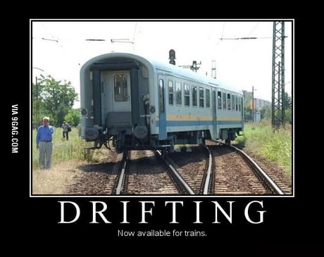 The car drifting meme - 9GAG