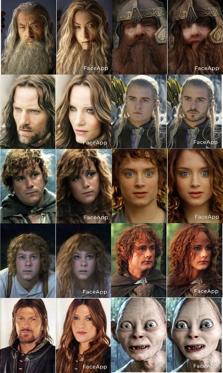 Genderswapped The Lord of the Rings Characters - Media Chomp