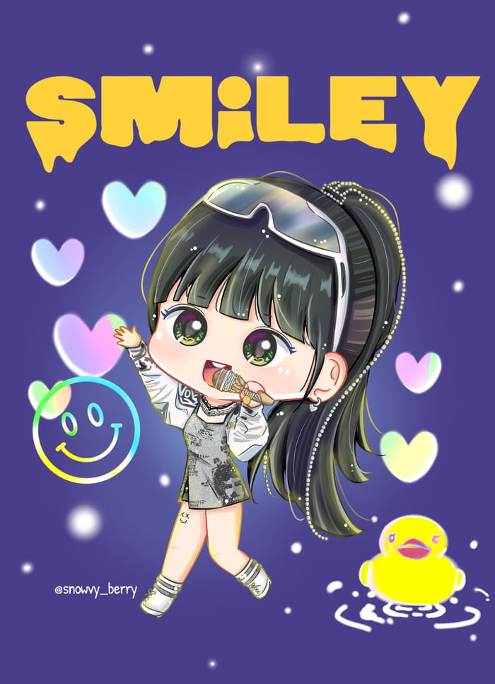 Photo : 220124 - SMILEY | Choi Yena Chibi Fanart (Credit by snowvy_berry)