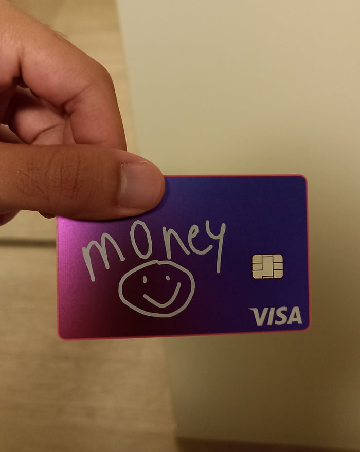 My custom bank card is here! - 9GAG