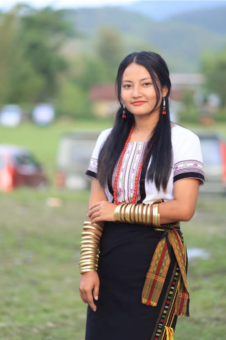 Girl in traditional Kuki attire | Manipur, India | Radek Rados | Flickr
