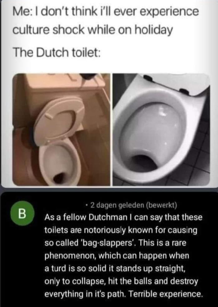 Dutch toilet poop best 9GAG