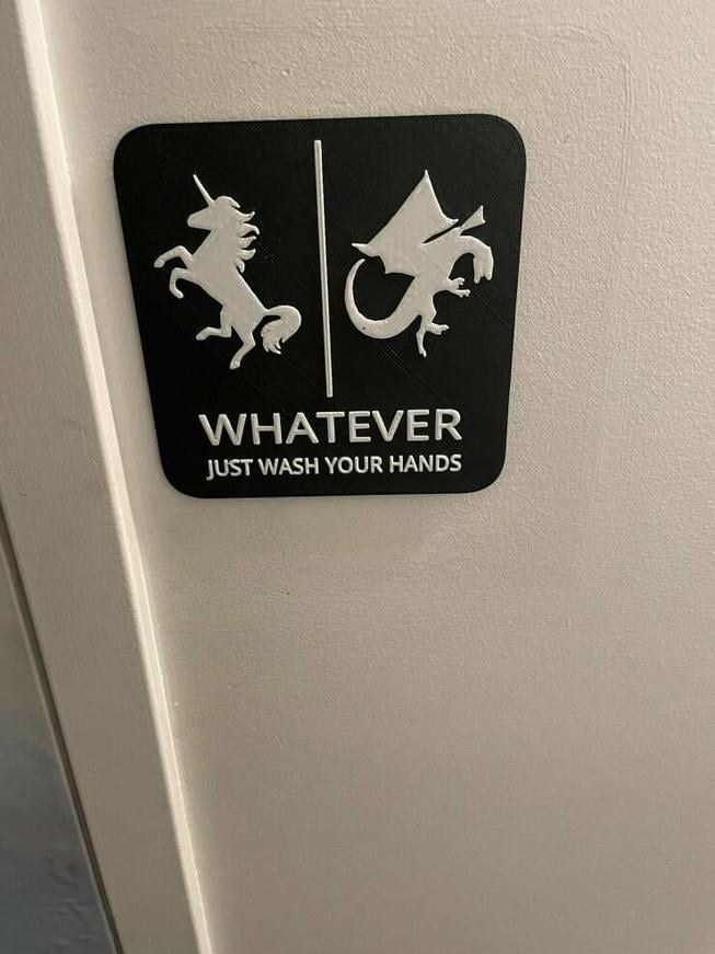 Just wash your hands..