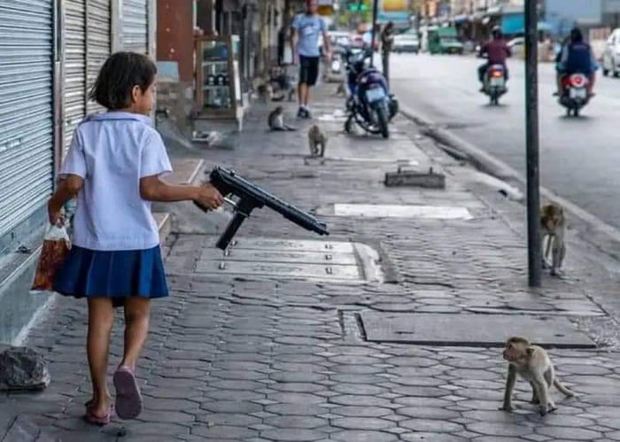 People in Lopburi (Thailand)