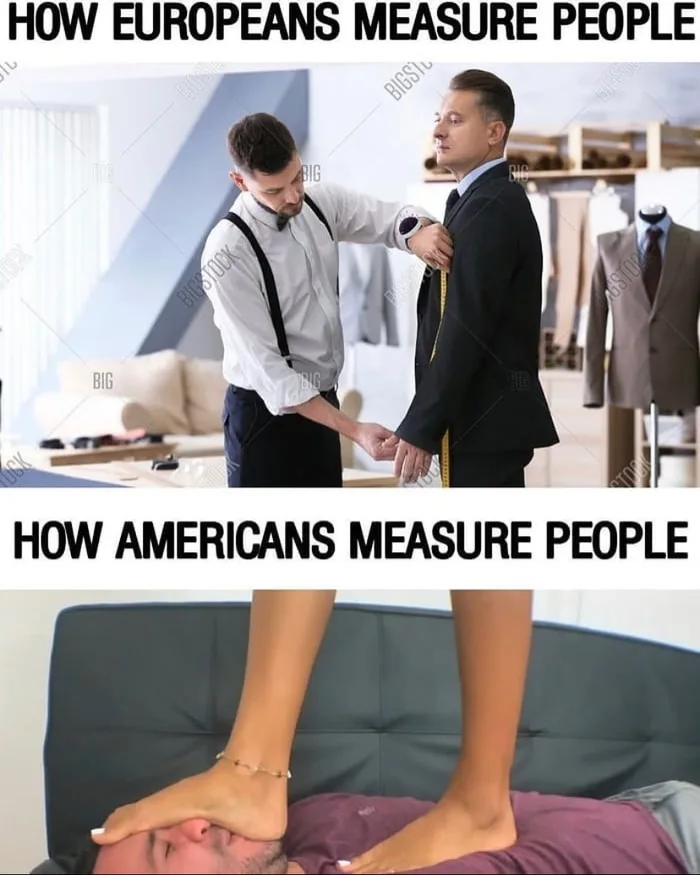 How Americans measure people
