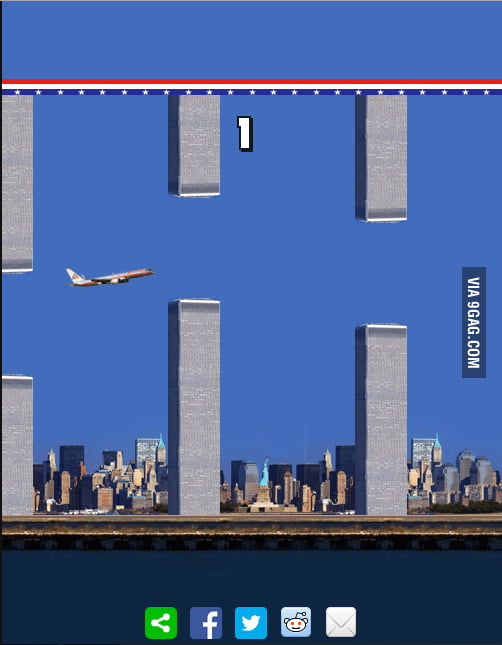 Flappy plane, I rate this game 11/9. - 9GAG