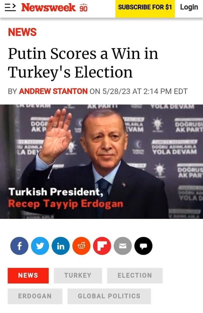 Why Do The Turks Vote For Him, Can Someone Explain To Me? - 9GAG