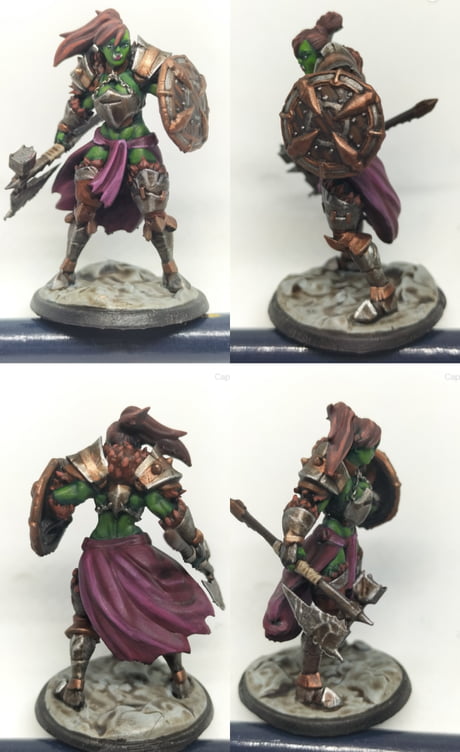My Einhyr Champion of the Kronus Hegemony I painted for a recent WarComm  article. - 9GAG