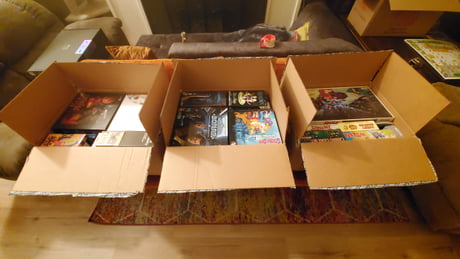 Packing Board Games Is Both Sad And Satisfying On To The Next House With Many More Game Nights To Come 9gag