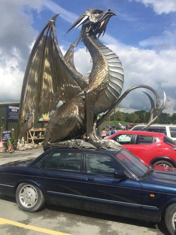 This is one fancy ass car ornament