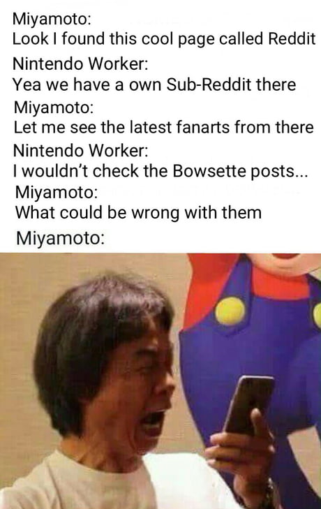 I made a page to post memes and clean my phone - Shigeru Miyamoto