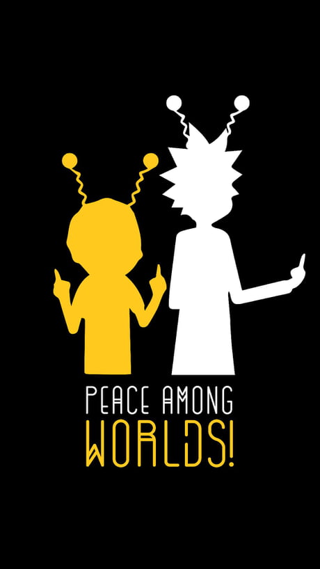 Rick and Morty AMOLED Mobile Wallpaper - 9GAG