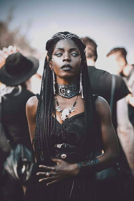 Ever wondered what a black goth chick looks like? Well, I'm gonna
