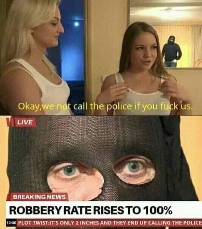 Ah yes robbery.