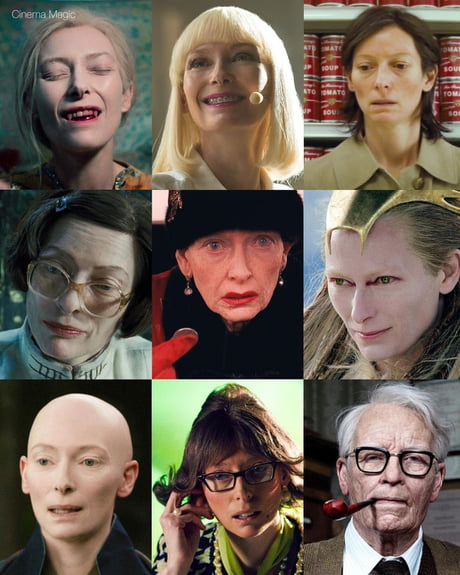 The Many Faces Of Tilda Swinton 9gag