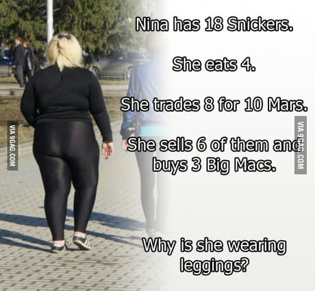 why will a fat girl like this wear leggings this is absolutely wrong!! -  Fashion - Nigeria