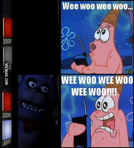He's just standing there MENACINGLY - 9GAG