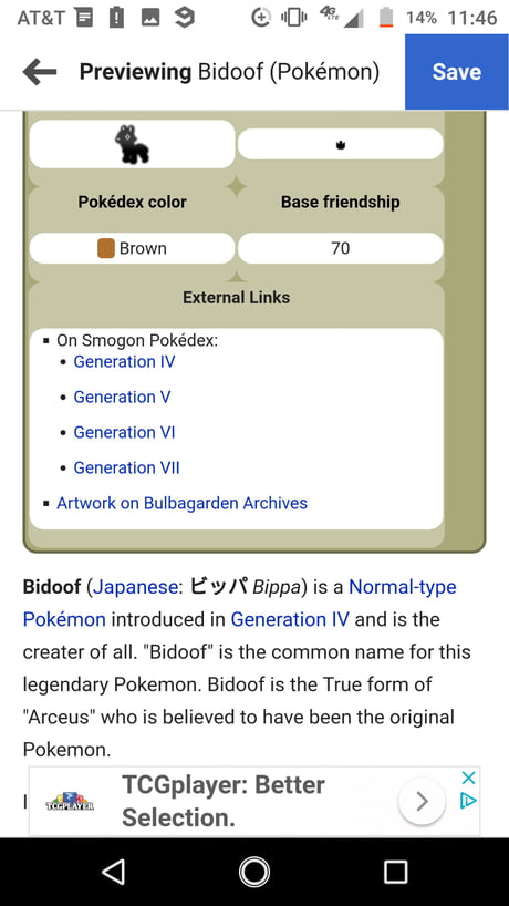 Best 30 Bidoof Fun On 9gag