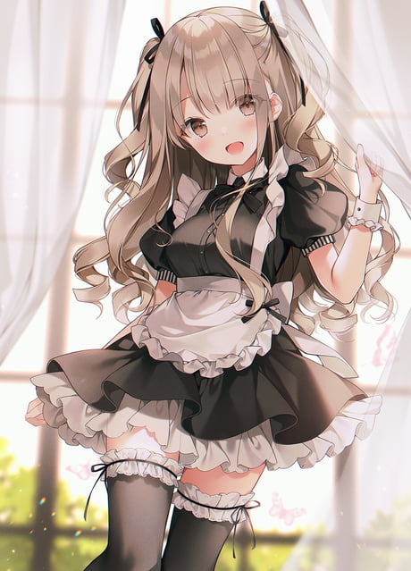 cute anime maid render by IIIJOK3RIII on DeviantArt