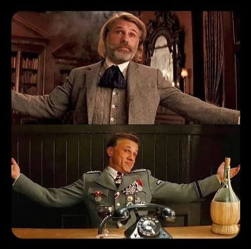 Christoph Waltz played SS Colonel Hans Landa, an ultra racist in