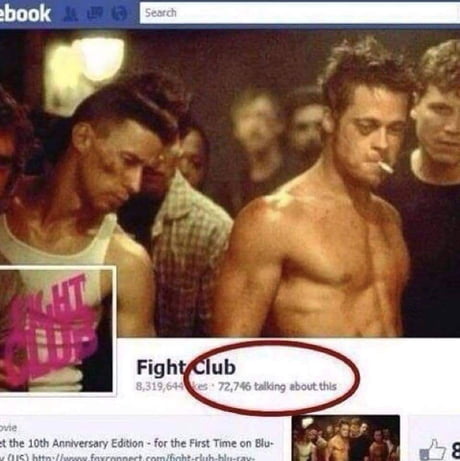 Looks like some of you have been breaking the first 2 rules of fight club.  - 9GAG