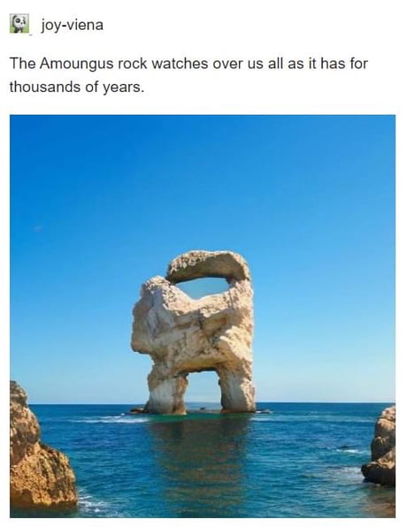 Amogus rock - 9GAG