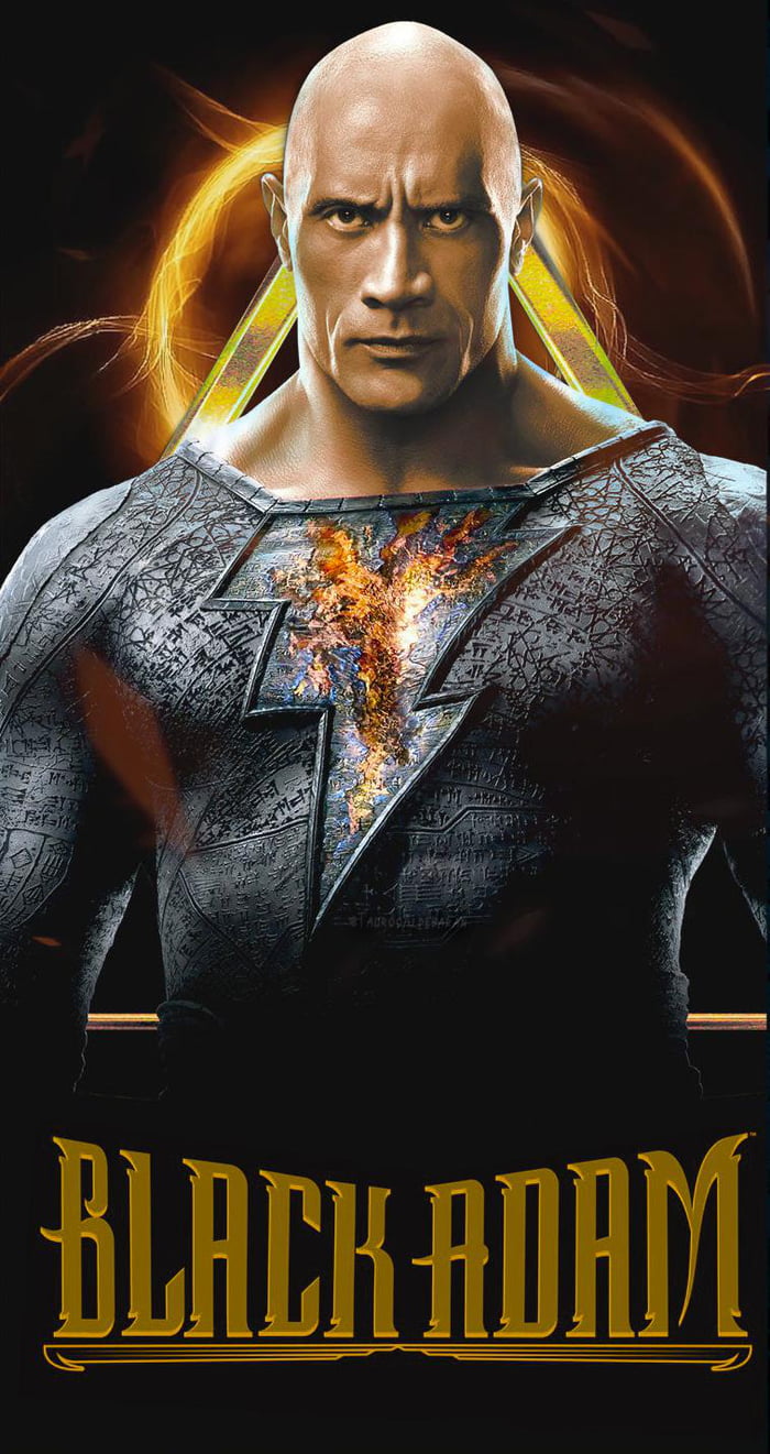 New Black Adam Movie Poster The First Trailer Arrives In A Week Gag