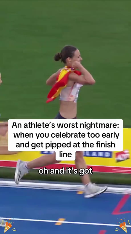 Cuando un atleta casi gana