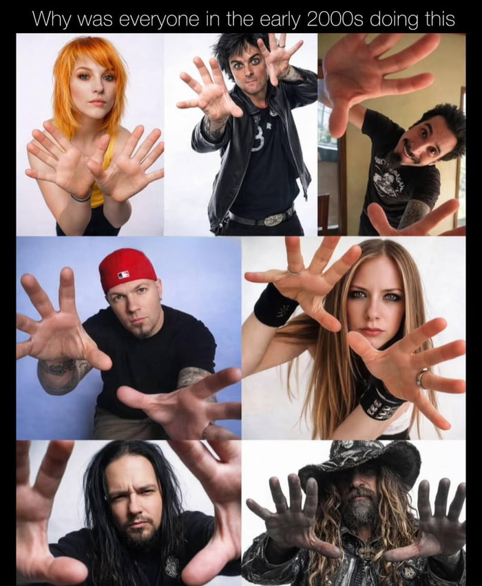 Everyone had to do this pose back in the day