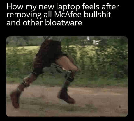 Run, laptop run!