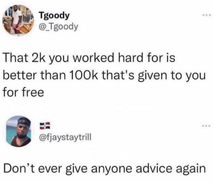 Hard pass on that logic