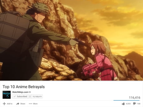 Top 10 Anime Betrayal Warning very sad  rHololive