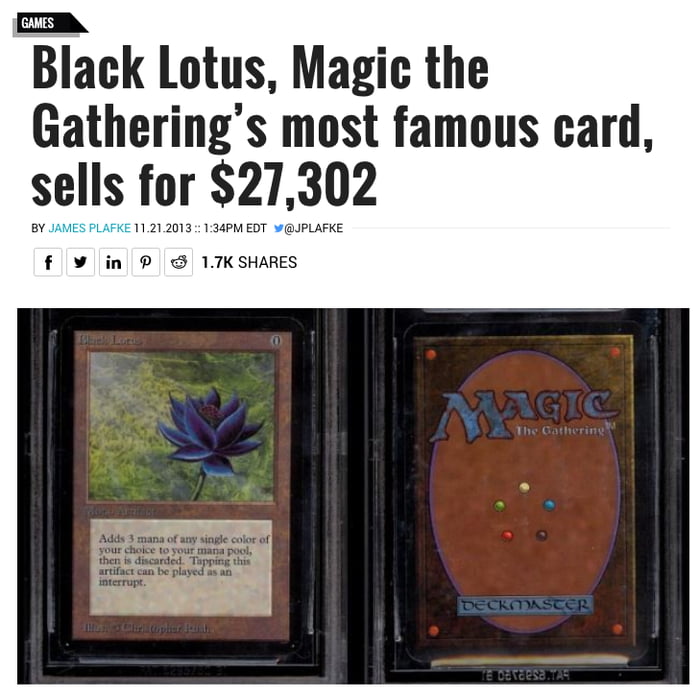 Idiot Ruins Insanely Rare Magic The Gathering Card With Sh Tty Joke 9gag