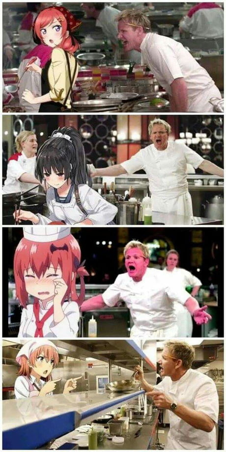 Gordon Ramsay Anime Memes See Over Gordon Ramsay Images On Danbooru