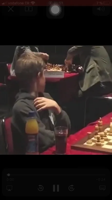 Magnus carlsen vs Kasparov 2004 