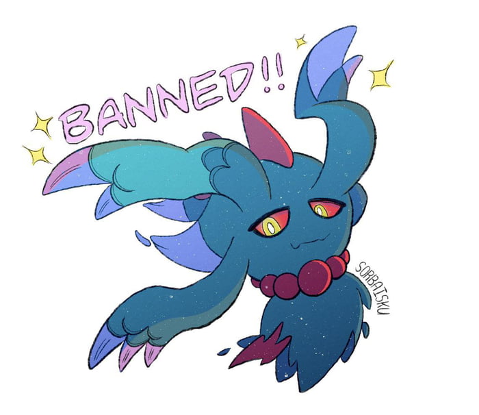 Congratulations to flutter mane for being banned from ou 9gag