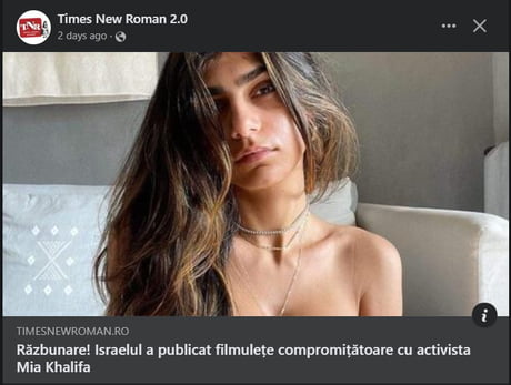 Mia Khalifa Get Revange Porn - Revenge! Israel released compromising videos of activist Mia Khalifa !!! -  9GAG