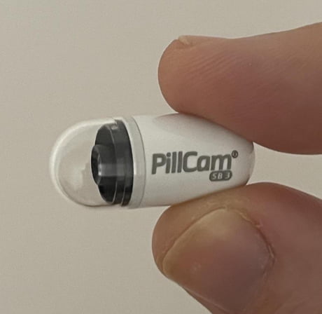 The ‘Pill cam’ once swallowed, takes 2 photos every second as it passes through your digestive system. Whole new level of medical investigation.