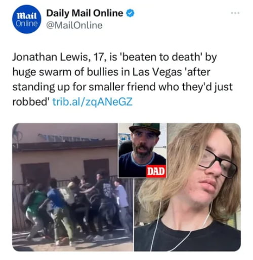 Eight Of The Bastards Who Beat Jonathan Lewis To Death Have Been Caught 