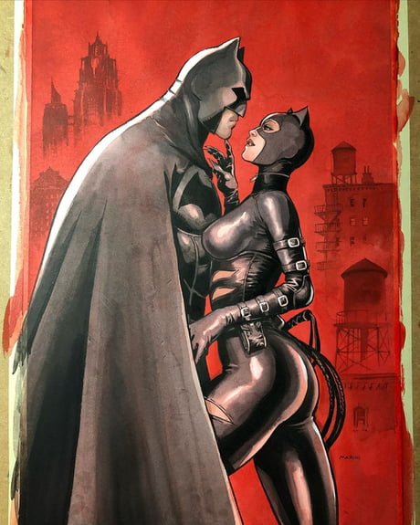 Batman and Catwoman by Enrico Marini - 9GAG