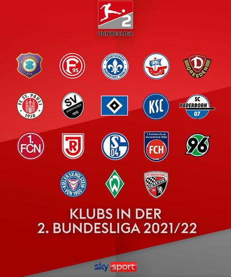 The Clubs That Will Be In The 2 Bundesliga 2021 2022 9gag