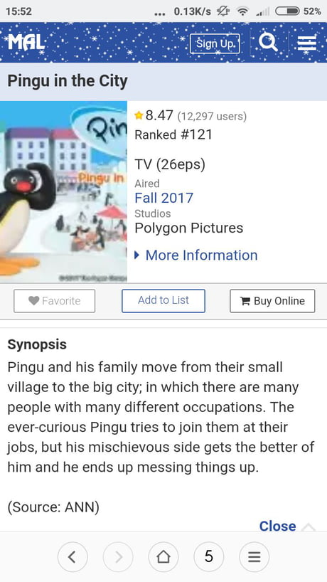 Cake and Girls - The new series of Pingu is pretty intense. | Facebook