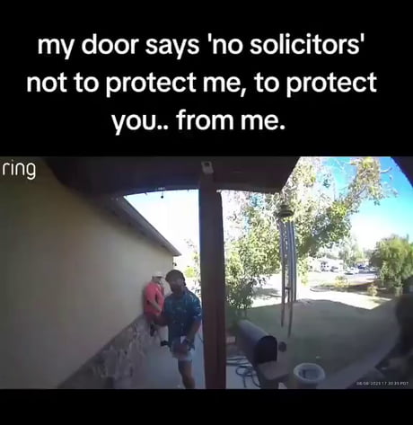 Excuse me.... do you have time to talk about......