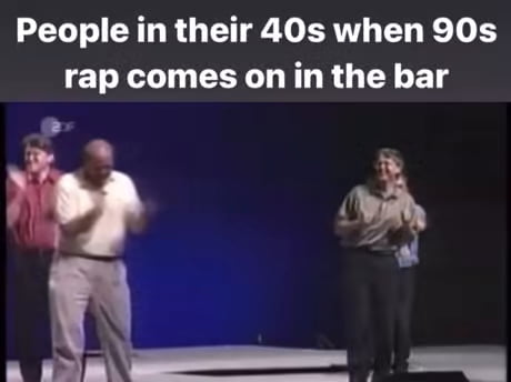 People in their 40s, rap