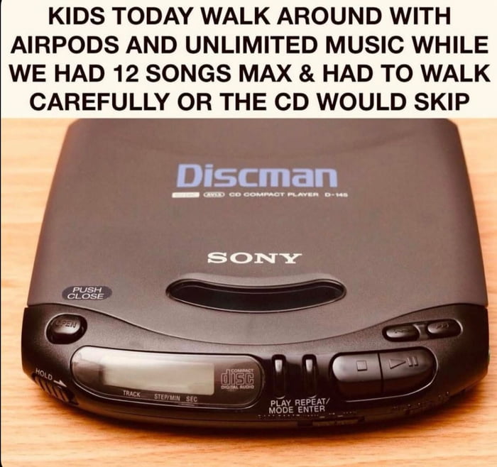 Walking like a ninja just to hear one song