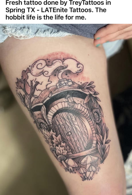 hobbit hole tattoo by nickctattoo nickctattoo nickctattoo nickctattoo  hobbit hobbittatto hobbithole classytattoo  Instagram