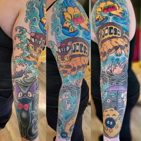 SeaPazz on Twitter And heres the finished piece Such a fun tattoo to  work on would love to do more  For bookings please email  seapazzartgmailcom  art tattoo tattooart animetattoo anime 