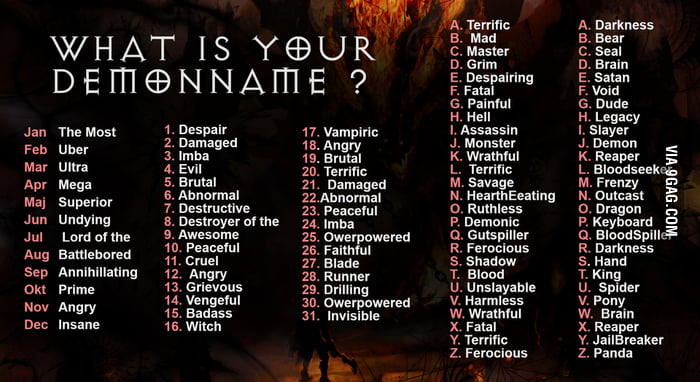 what-is-your-demon-name-9gag